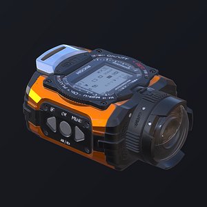 action camera ricoh 3D model