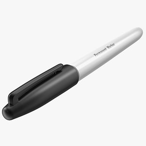 Permanent Black Marker