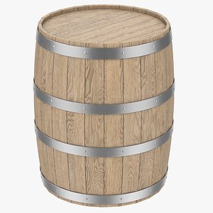 Wooden Wine Barrel PBR