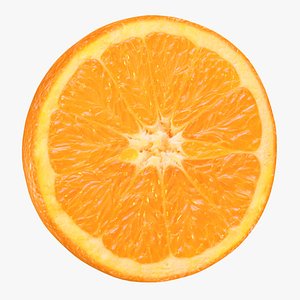 Round Orange Slice