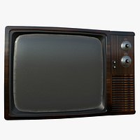 1970s Style Tv Old Vintage