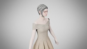 Dress 42 Grullo With Design