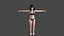 Modelo 3D E-girl manipulado