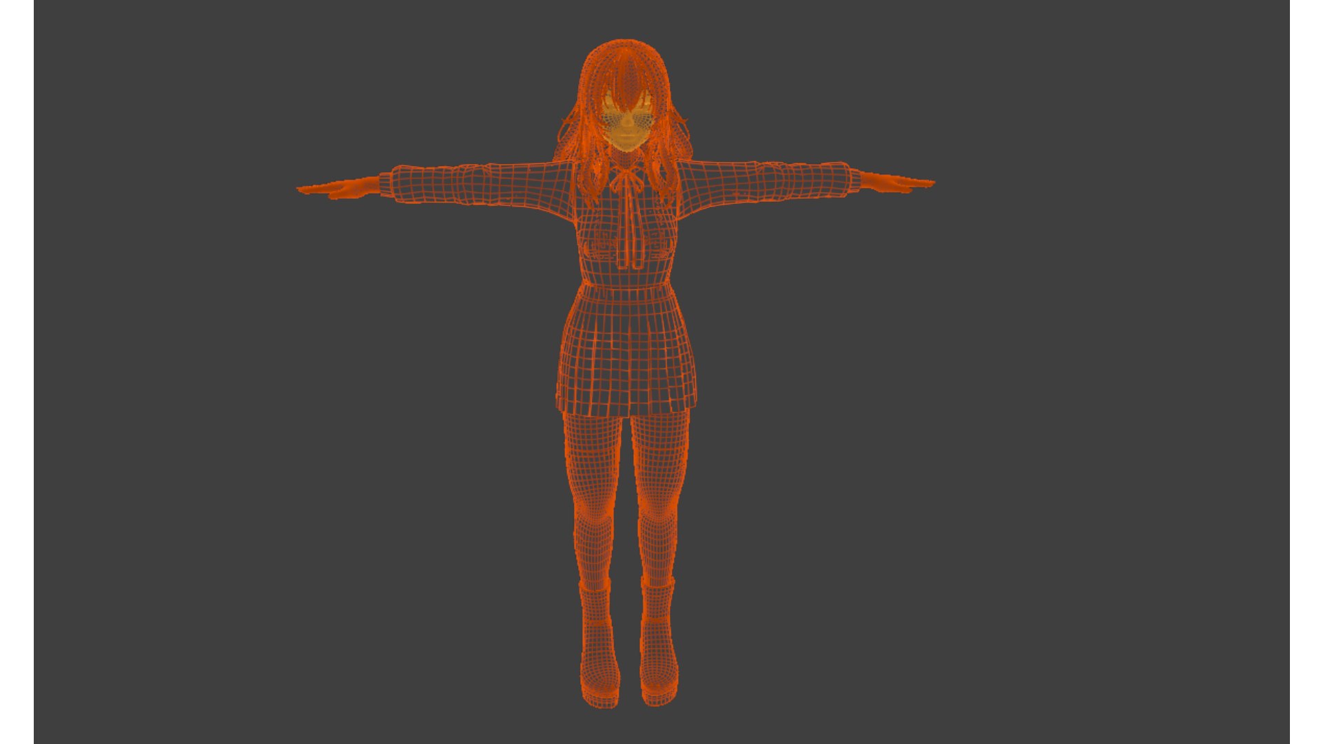 E-girl 3d Model Rigged Model - TurboSquid 2300829