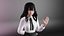 Modelo 3D E-girl manipulado