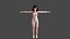 Modelo 3D E-girl manipulado