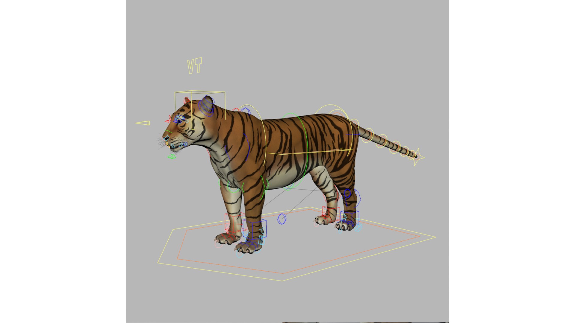 3D bengal tiger animation fur - TurboSquid 1481168