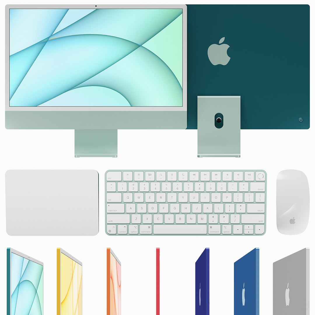 Apple IMac 24 2021 3D Model - TurboSquid 1726151