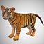 baby lion tiger 3D