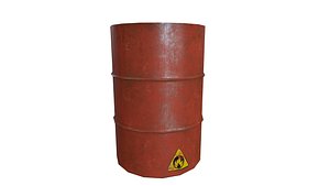 3D model Barrel Lowpoly