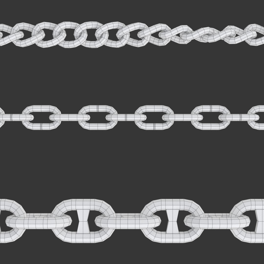 3D Model Chains Editing - TurboSquid 1203417