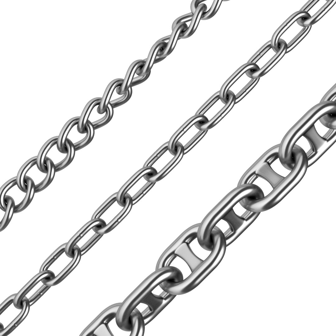 3D Model Chains Editing TurboSquid 1203417