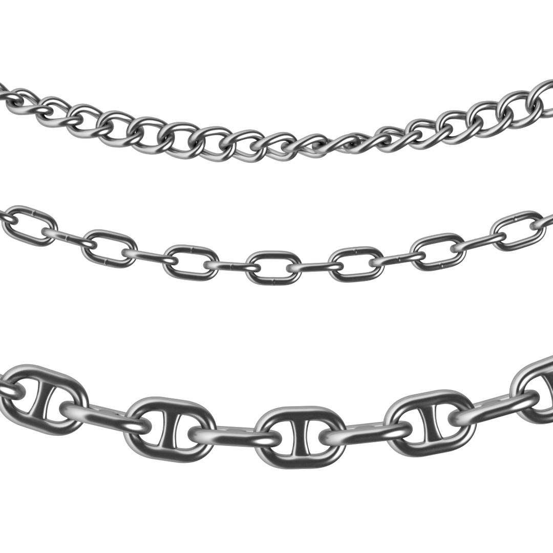 3D Model Chains Editing TurboSquid 1203417