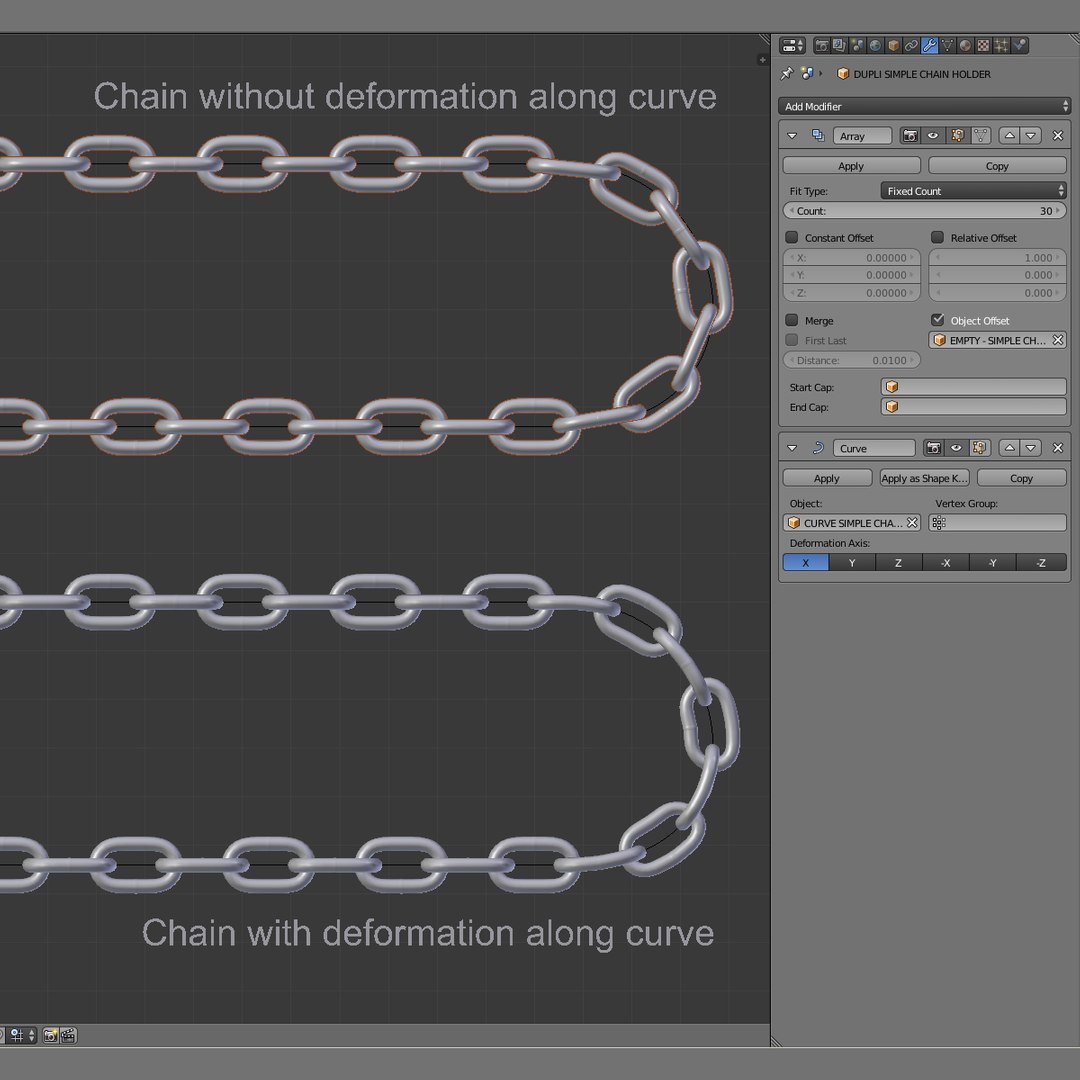 3D Model Chains Editing TurboSquid 1203417
