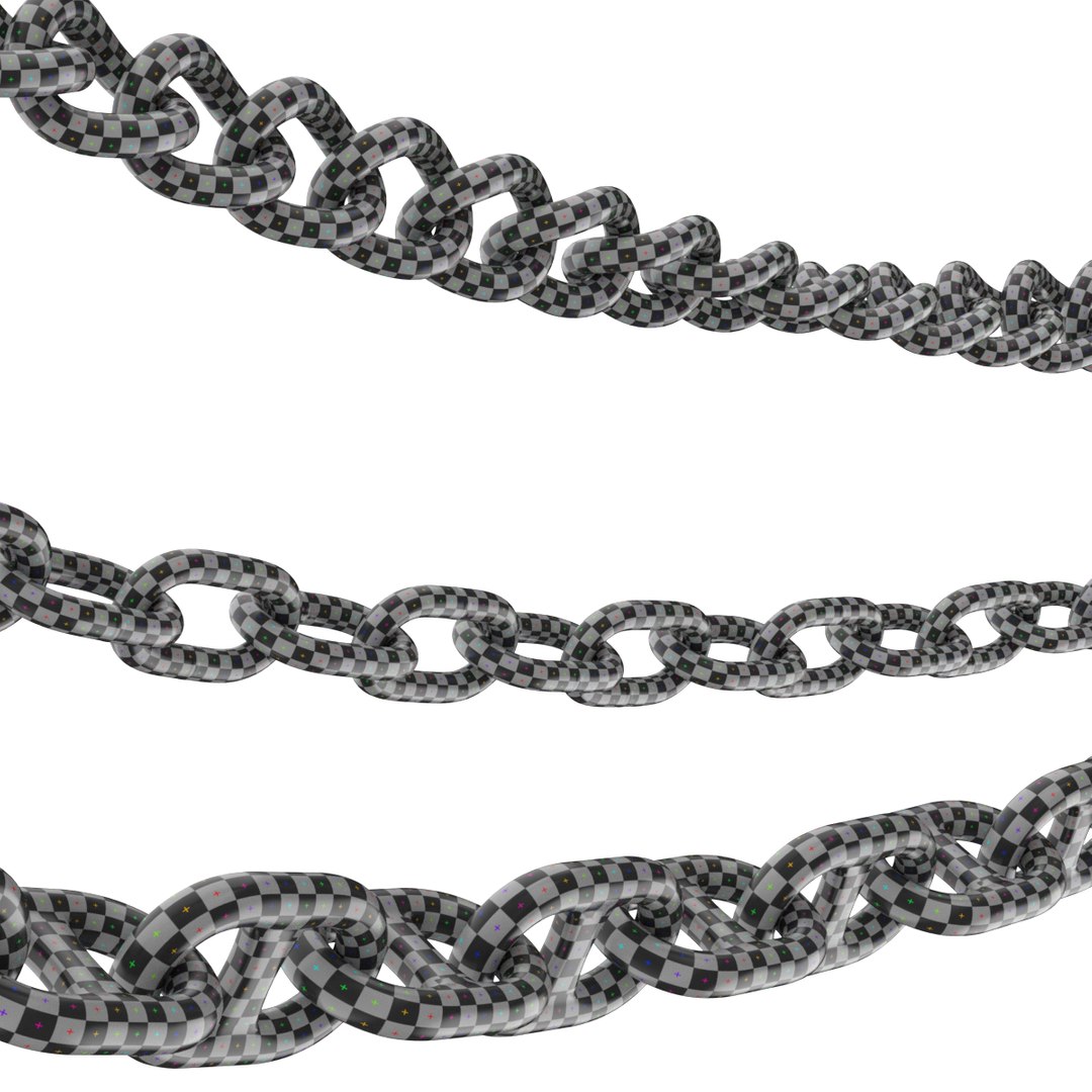3D Model Chains Editing TurboSquid 1203417