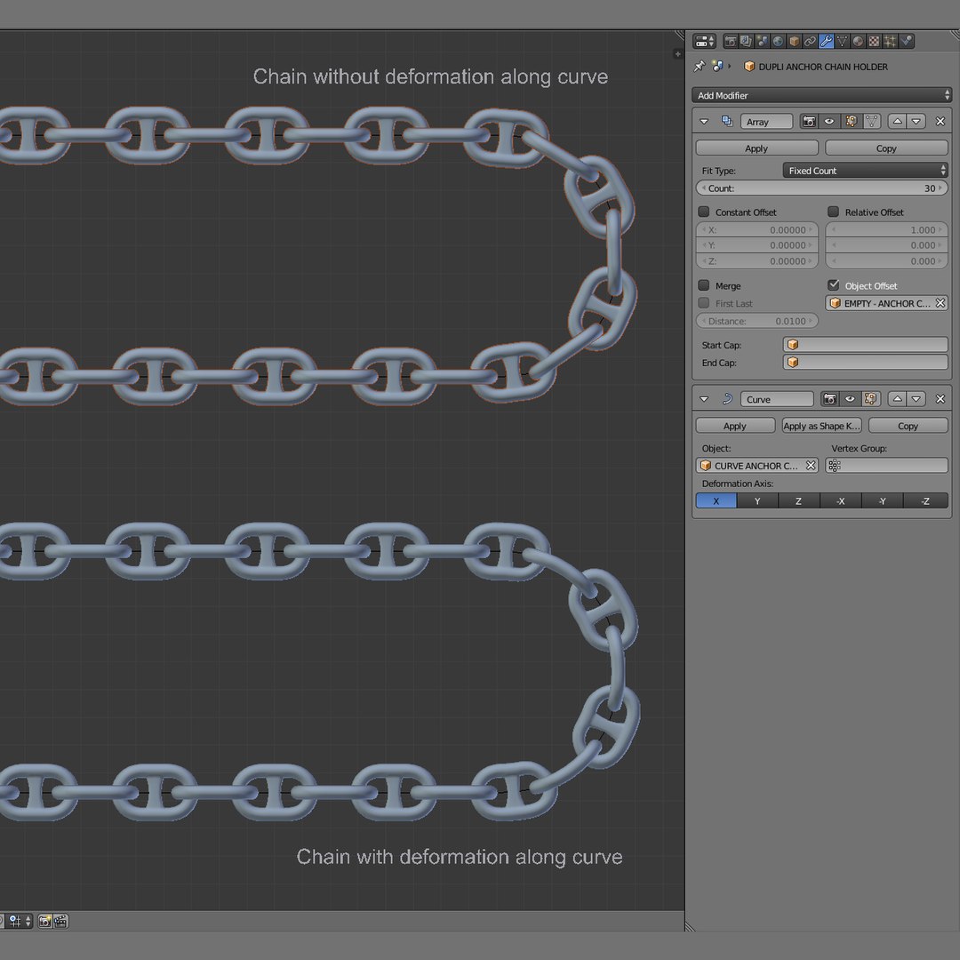 3D Model Chains Editing TurboSquid 1203417