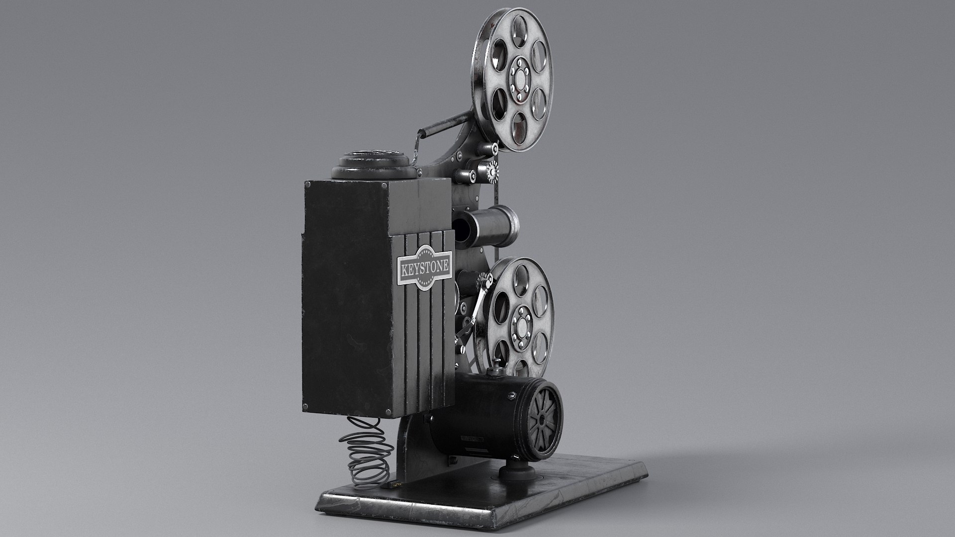 Keystone Film Projector Obj