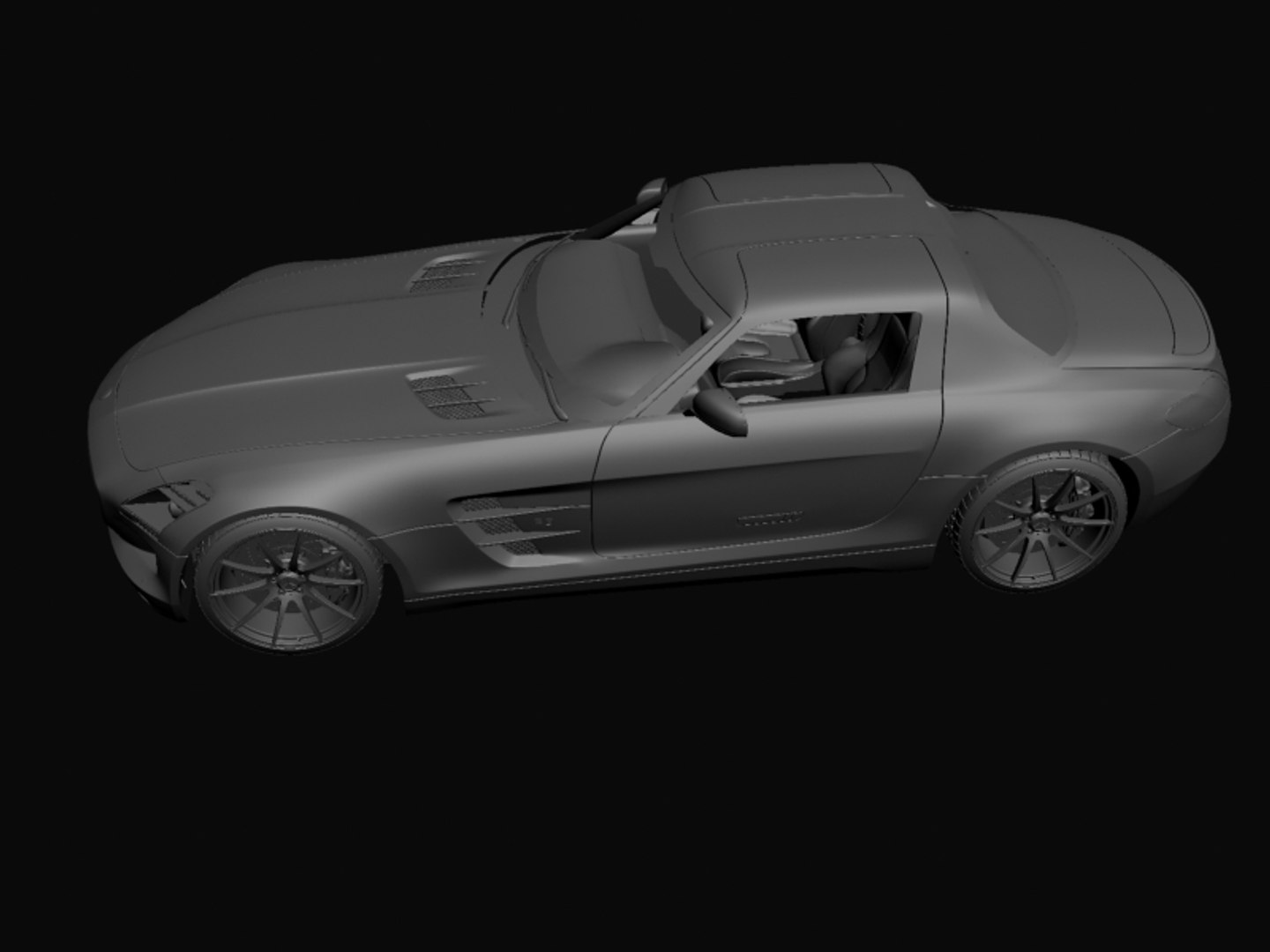 Mercedes Benz Sls 3d C4d