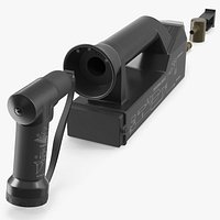 Compact Chemical Agent Detector with Nozzles Black