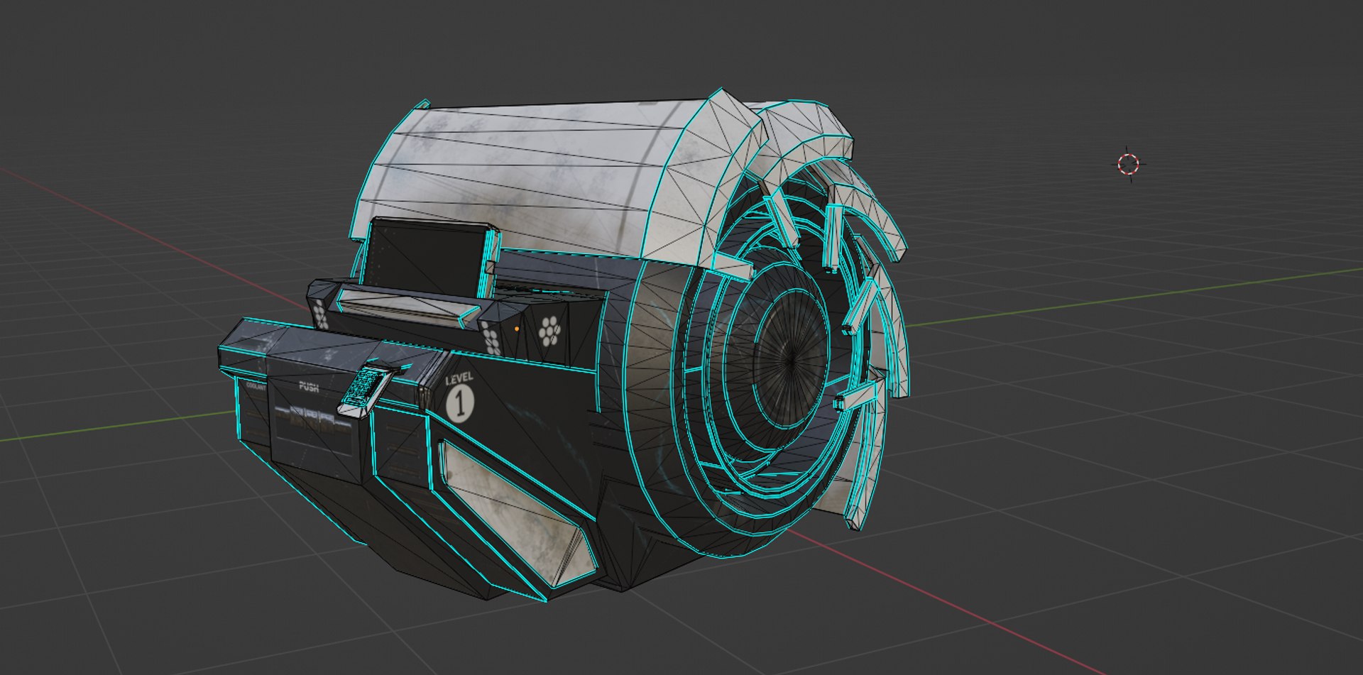 Sci Fi Battle Scared Terminal Computer Model - TurboSquid 1908783