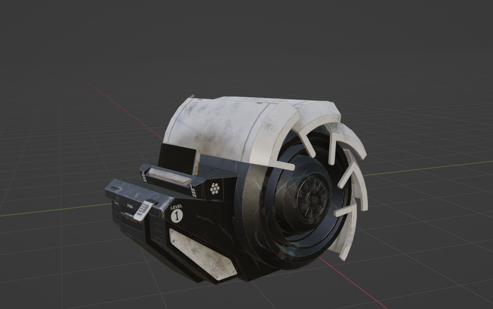 Sci Fi Battle Scared Terminal Computer Model - TurboSquid 1908783