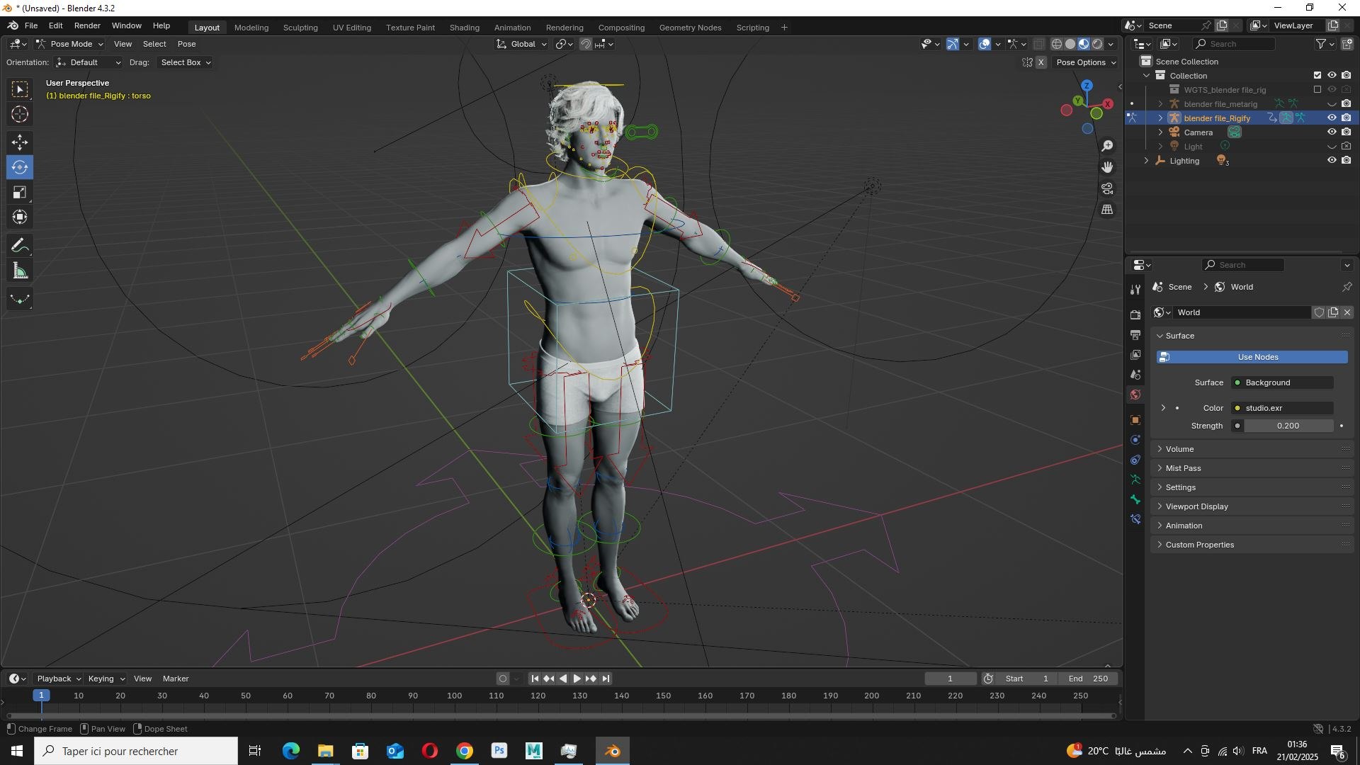 Free 3D Download Free Rigged 3D Character Fully Rigged Optimized ...