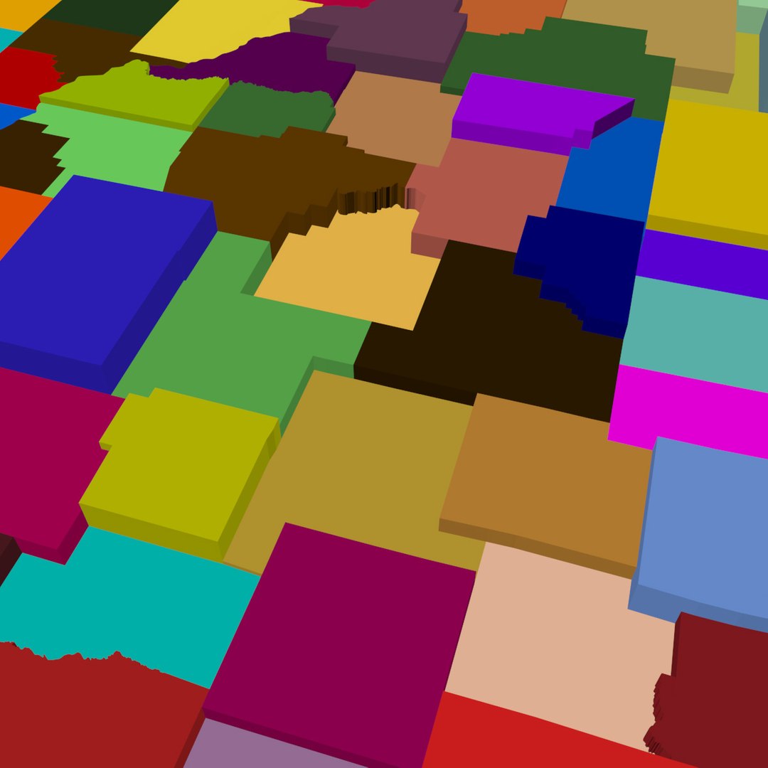 3d Model Counties Illinois