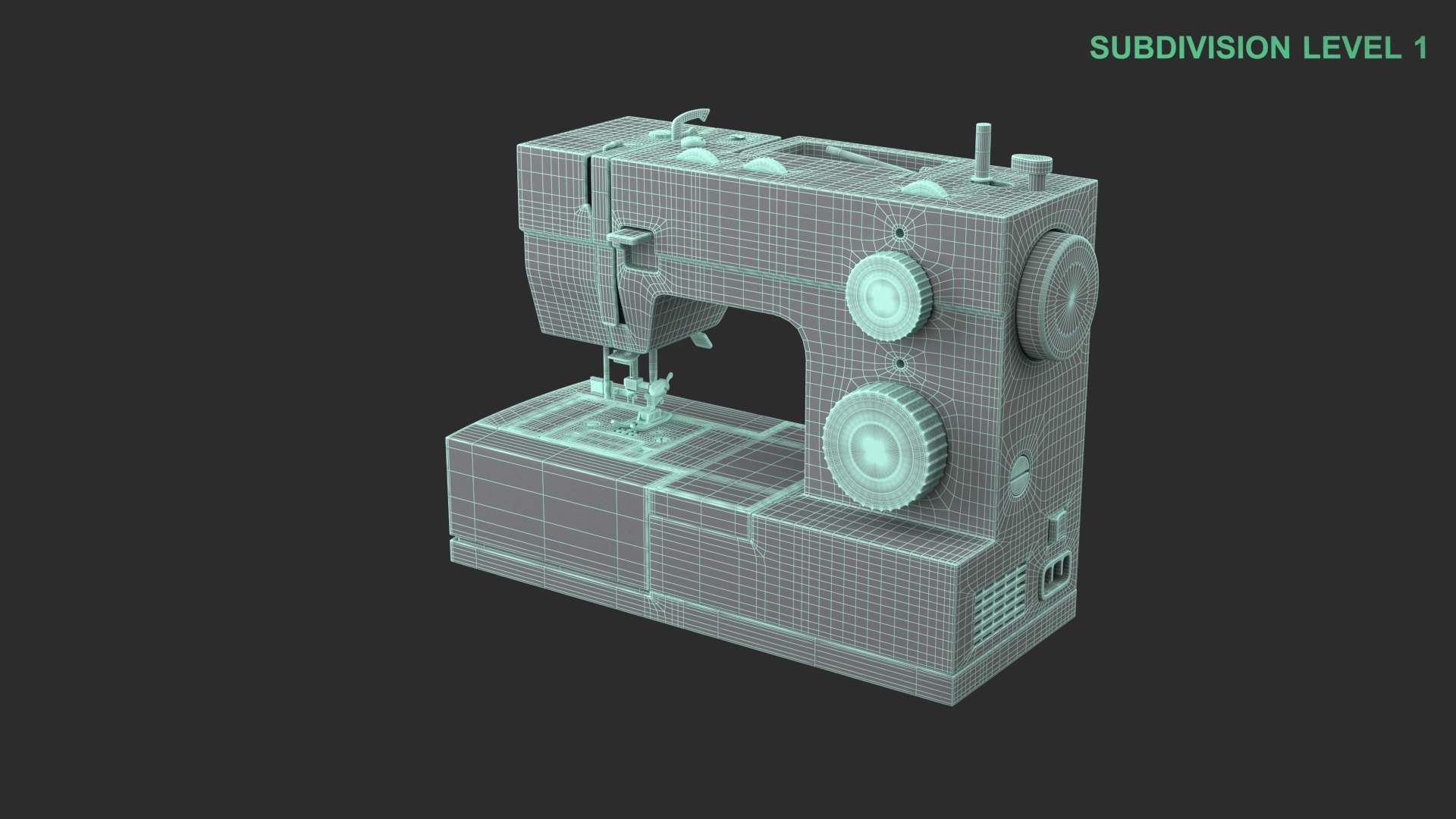 3D Sewing Machine https://p.turbosquid.com/ts-thumb/By/Nvz7jY/Qq/wireframe_0004/jpg/1736800272/1920x1080/fit_q87/e6b42aaf4c3c88983d9ff4a18910043ddc6c6a8e/wireframe_0004.jpg