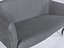ADINA LOVESEAT GRY VELV ST