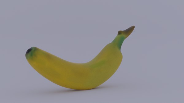 3D model banana realistic - TurboSquid 1653623