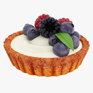 3D Berry mini tart