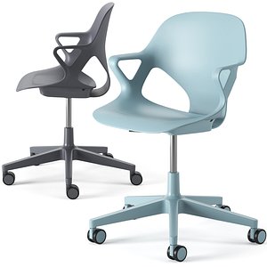 Zeph Chair With Arms By Herman Miller 3D