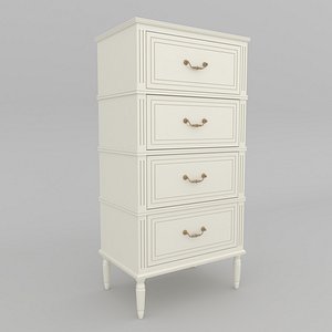 Classic Modern Sideboard Chest of Drawers 3D model