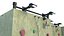 3D Climbing Walls Collection model