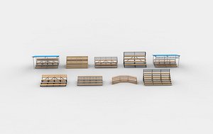 3D all grandstand 3D model model