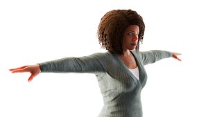 Liberty Ladies LowPoly American Citizen Women NPC Model with 4K Textures