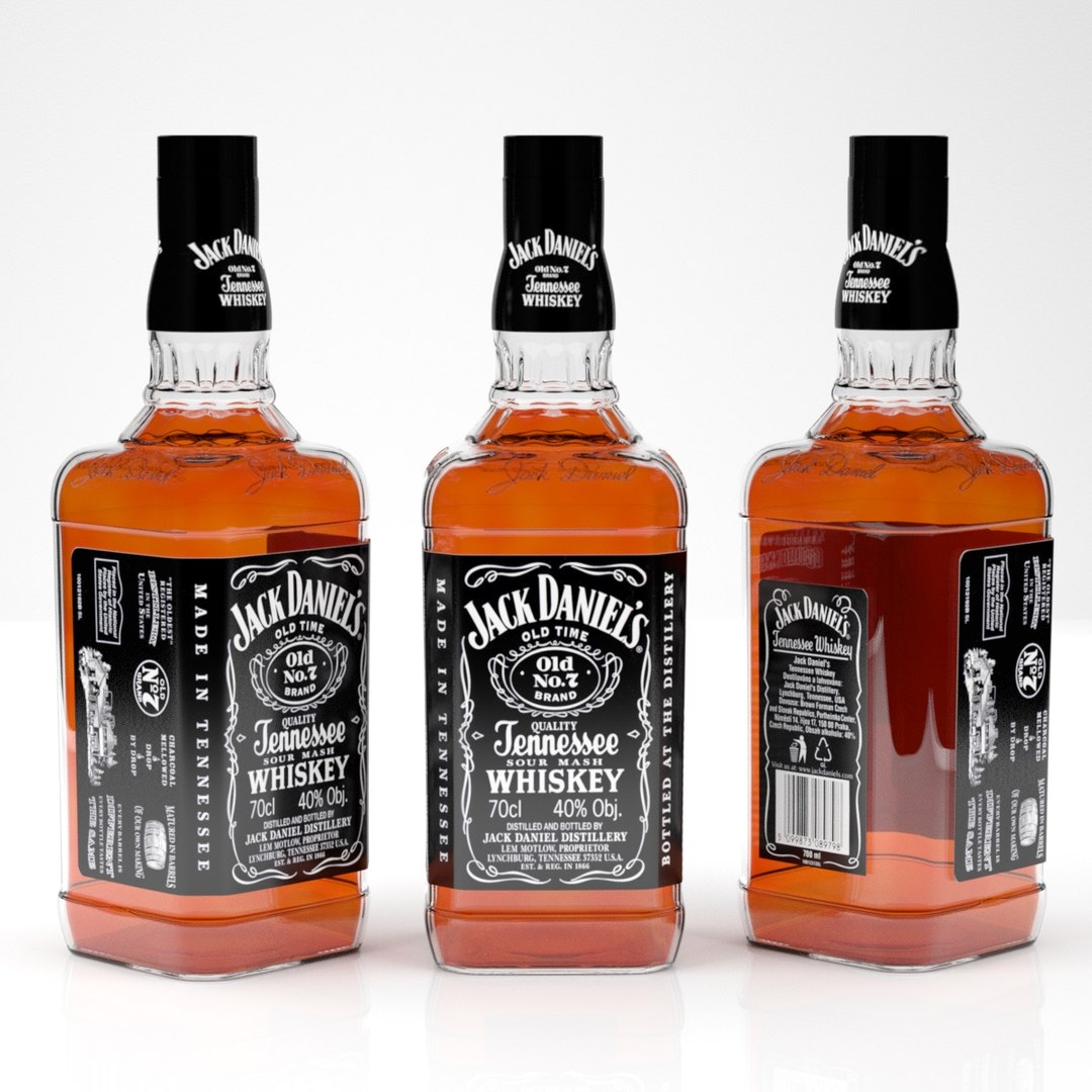 jack daniels whiskey bottle max