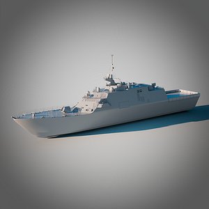 3D model USS Freedom Ship
