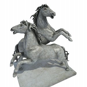 statue horse 3d model