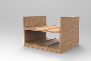 3D model Kupa Bottle Rack