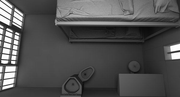 3d Prison Cell Model - Turbosquid 1375385