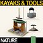 Eskimo Kayaks & Igloo Tools Package