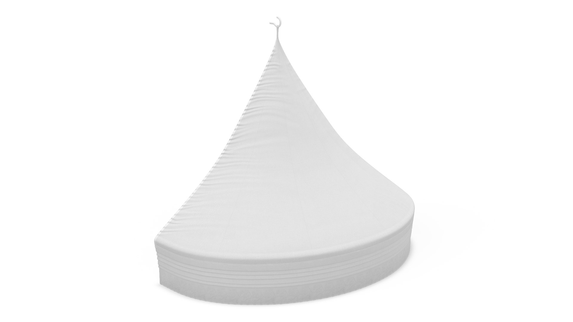 Bed Canopy for Children Room IKEA LEN White(1) 3D model preview