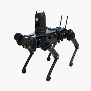 Surveillance Robot Dog 3D model