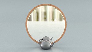 laos Round Mirror 3D model