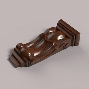 3D carved corbel cnc