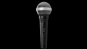 Microphone 3D model