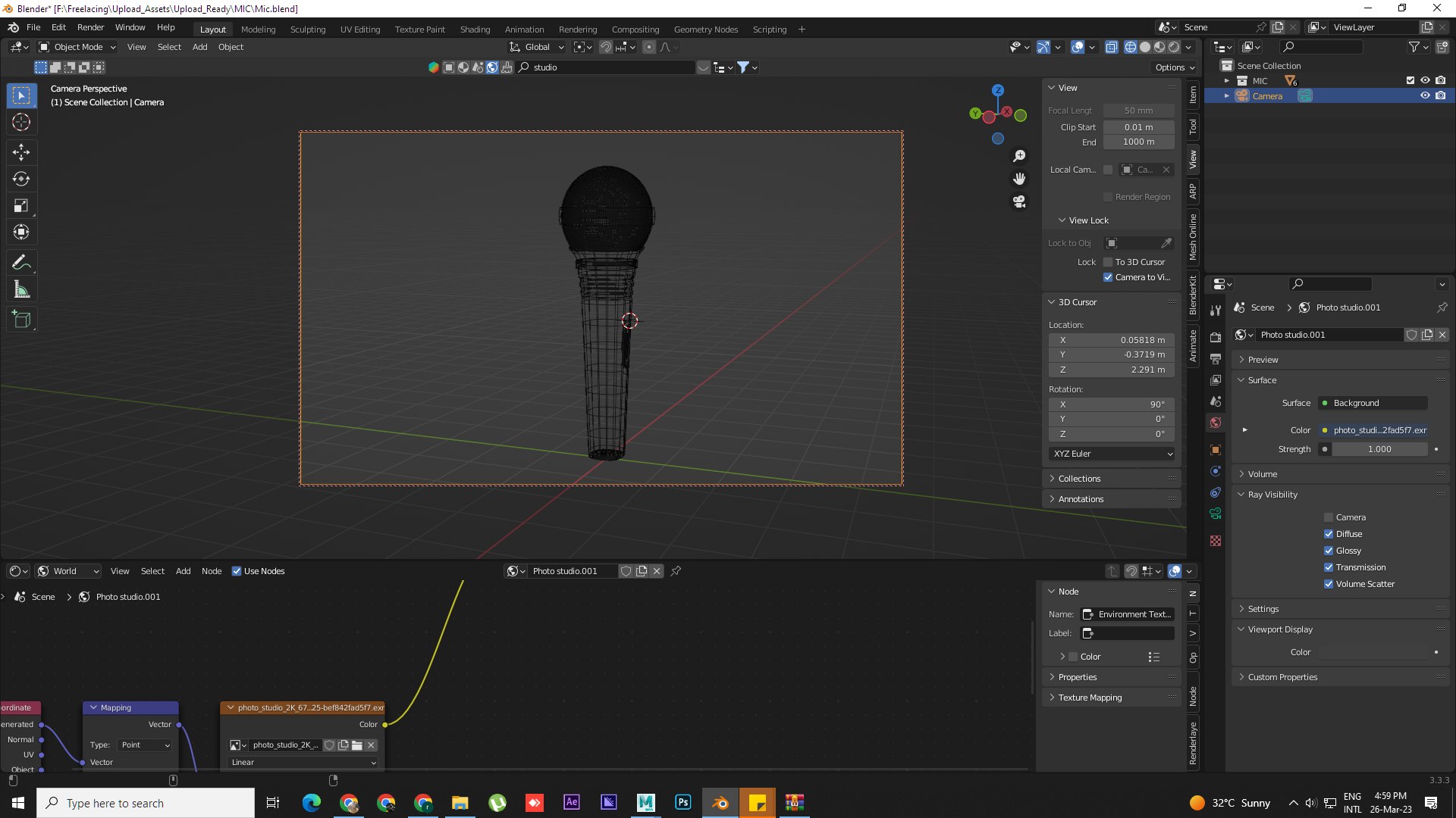 modelo 3d Mic - TurboSquid 2047300