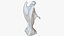 3D model sculpture angel 1m raw