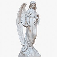 Sculpture Angel 1M Raw Scan